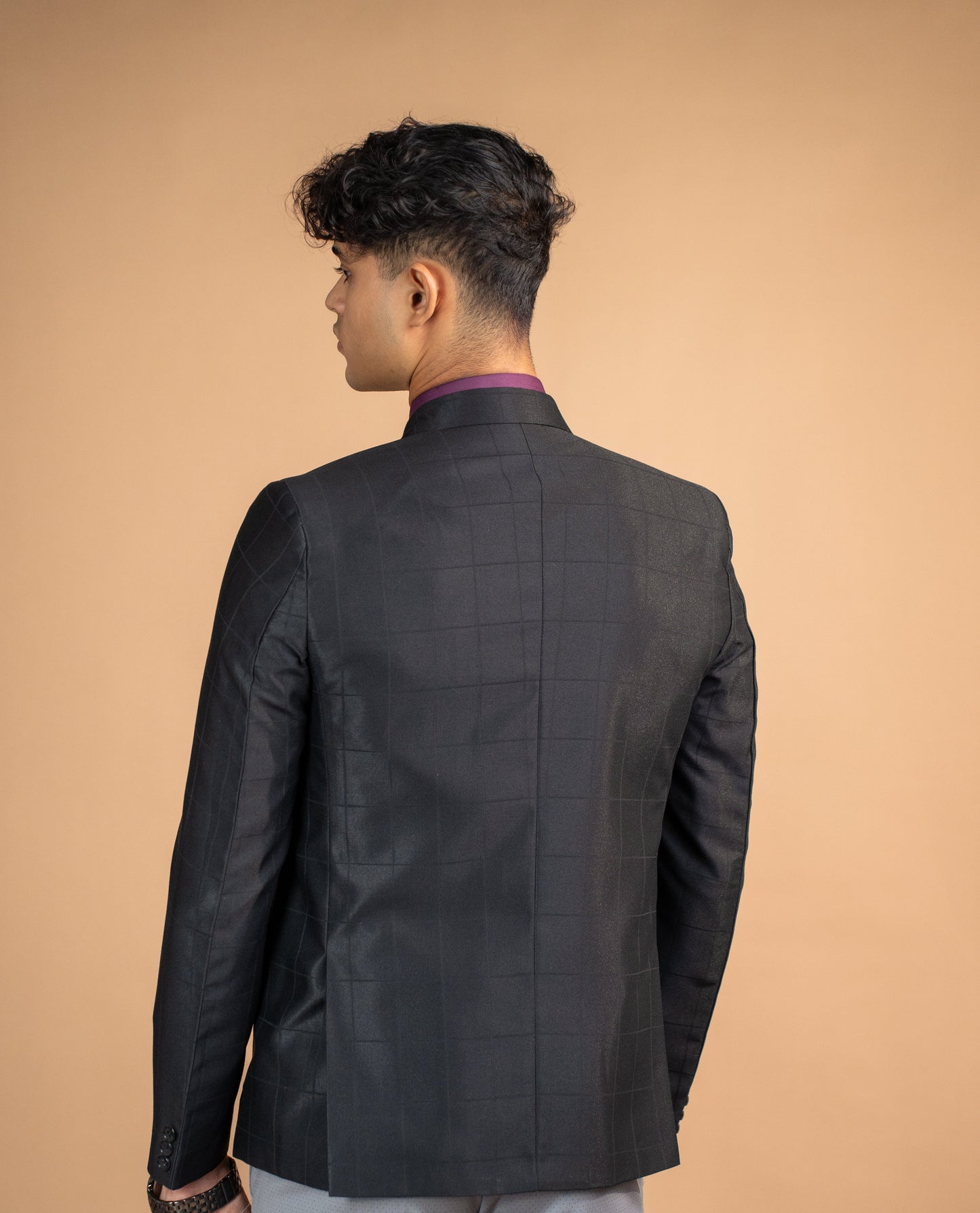 Black Sleek Matrix Blazer