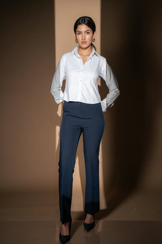 Cotton Cloud Crop Shirt