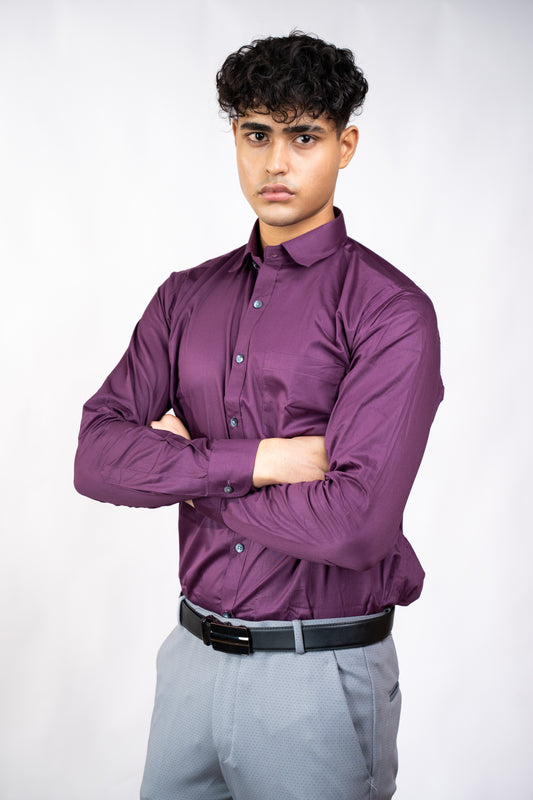 Plumline Cotton Shirt