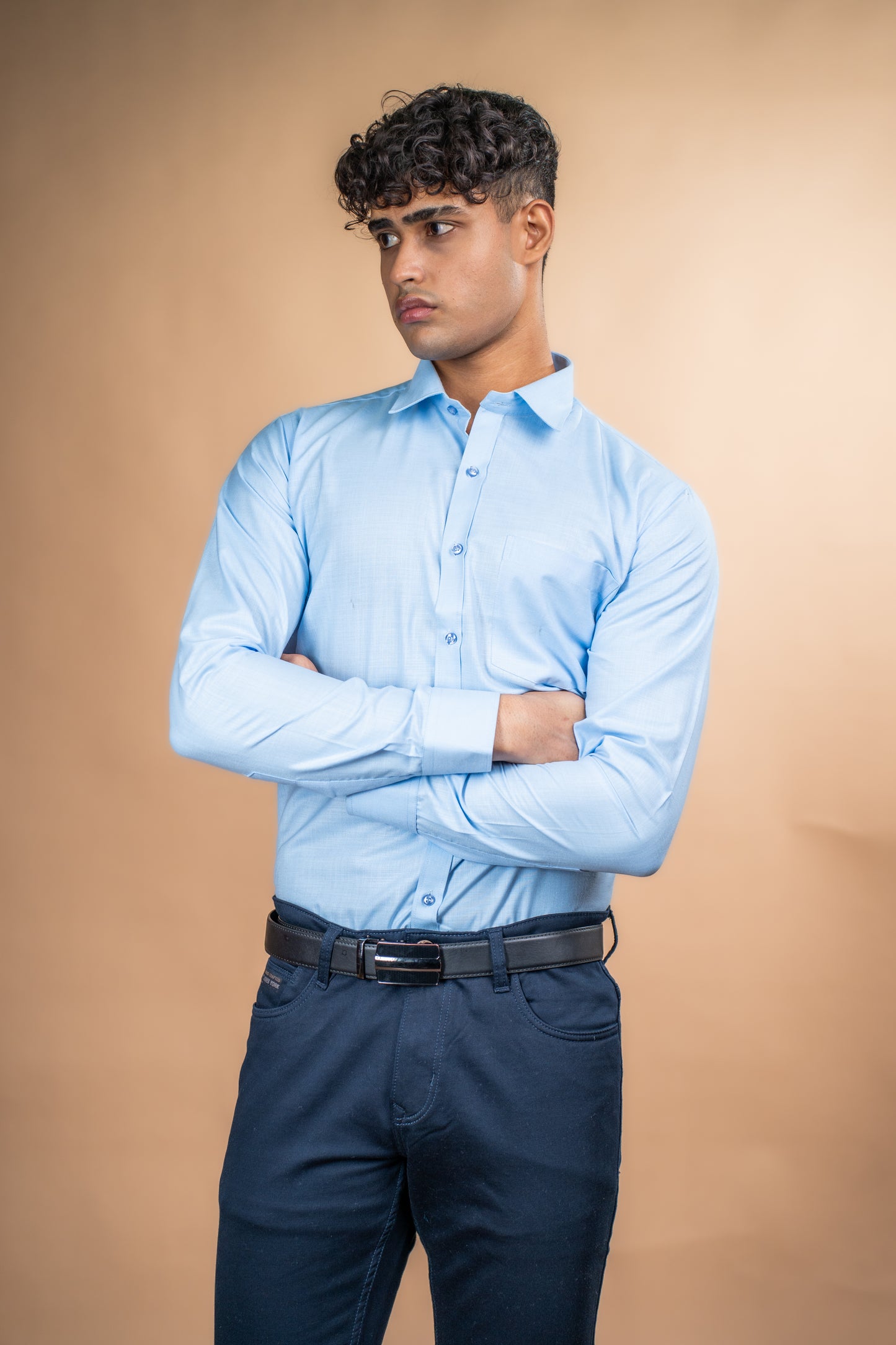 Midnight Navy Slim-Fit Cotton Jeans