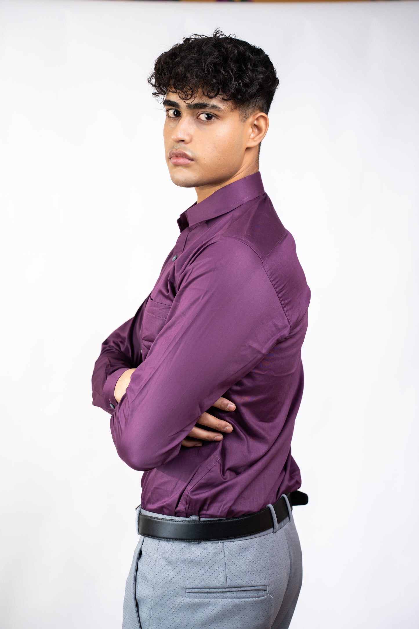 Plumline Cotton Shirt
