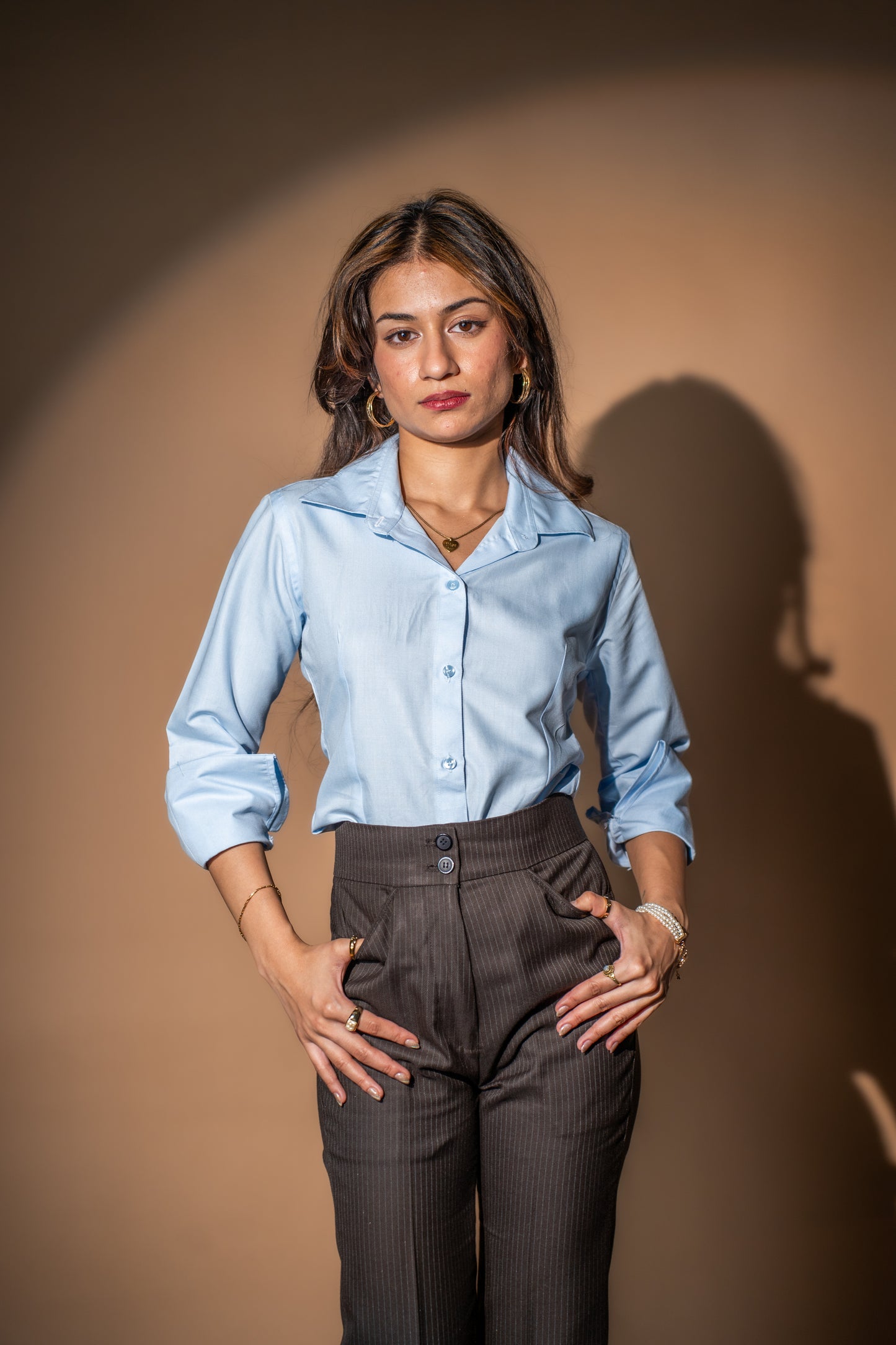 Celeste Flare Cotton Shirt