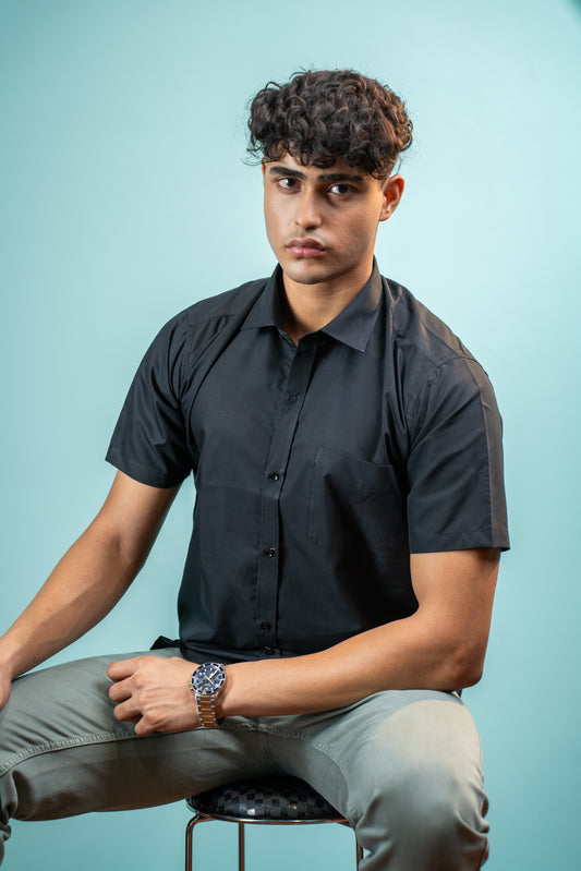 Midnight Ease Cotton Shirt