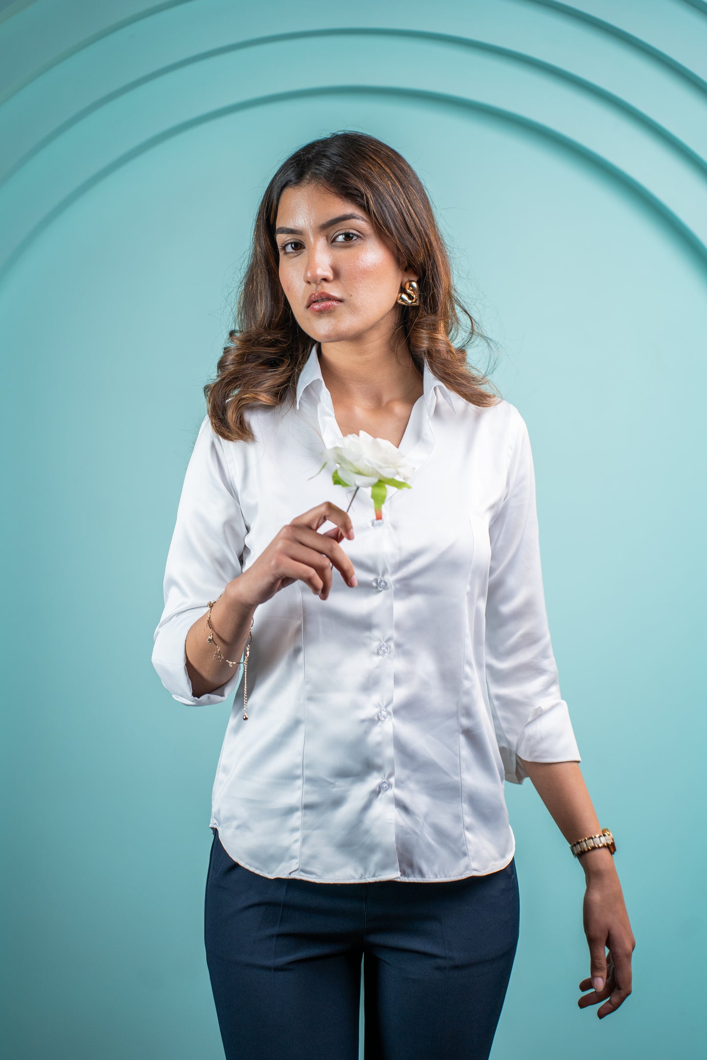 Luna Satin Shirt