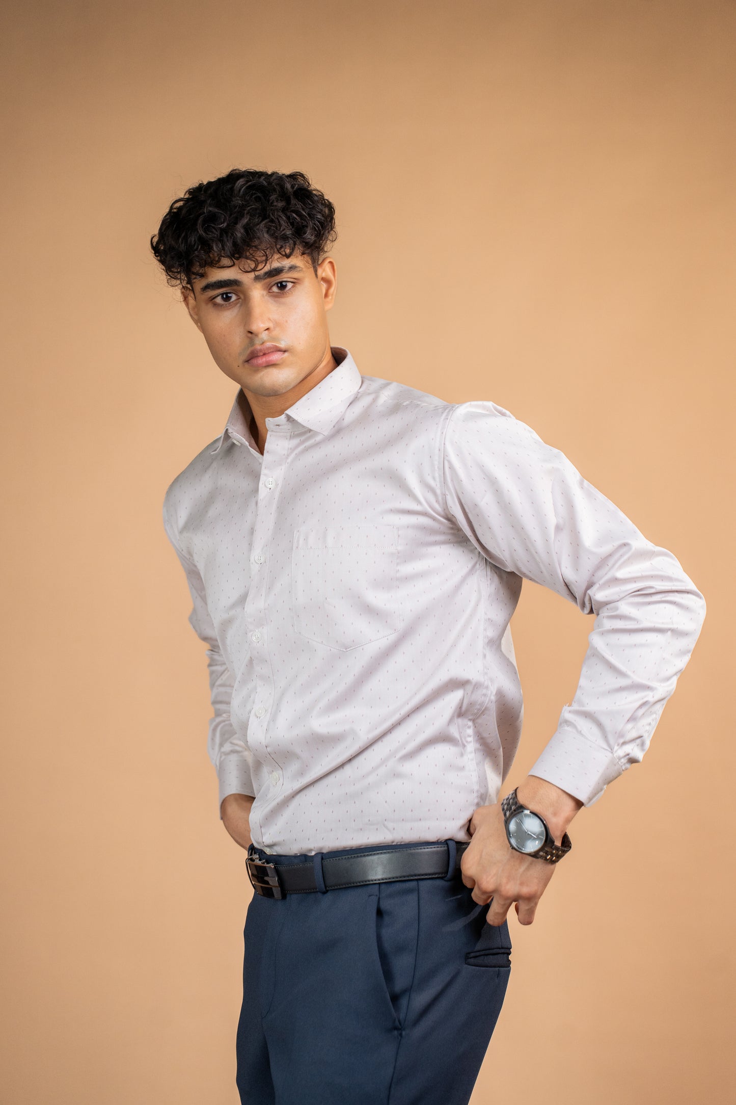 Fogprint Cotton Shirt