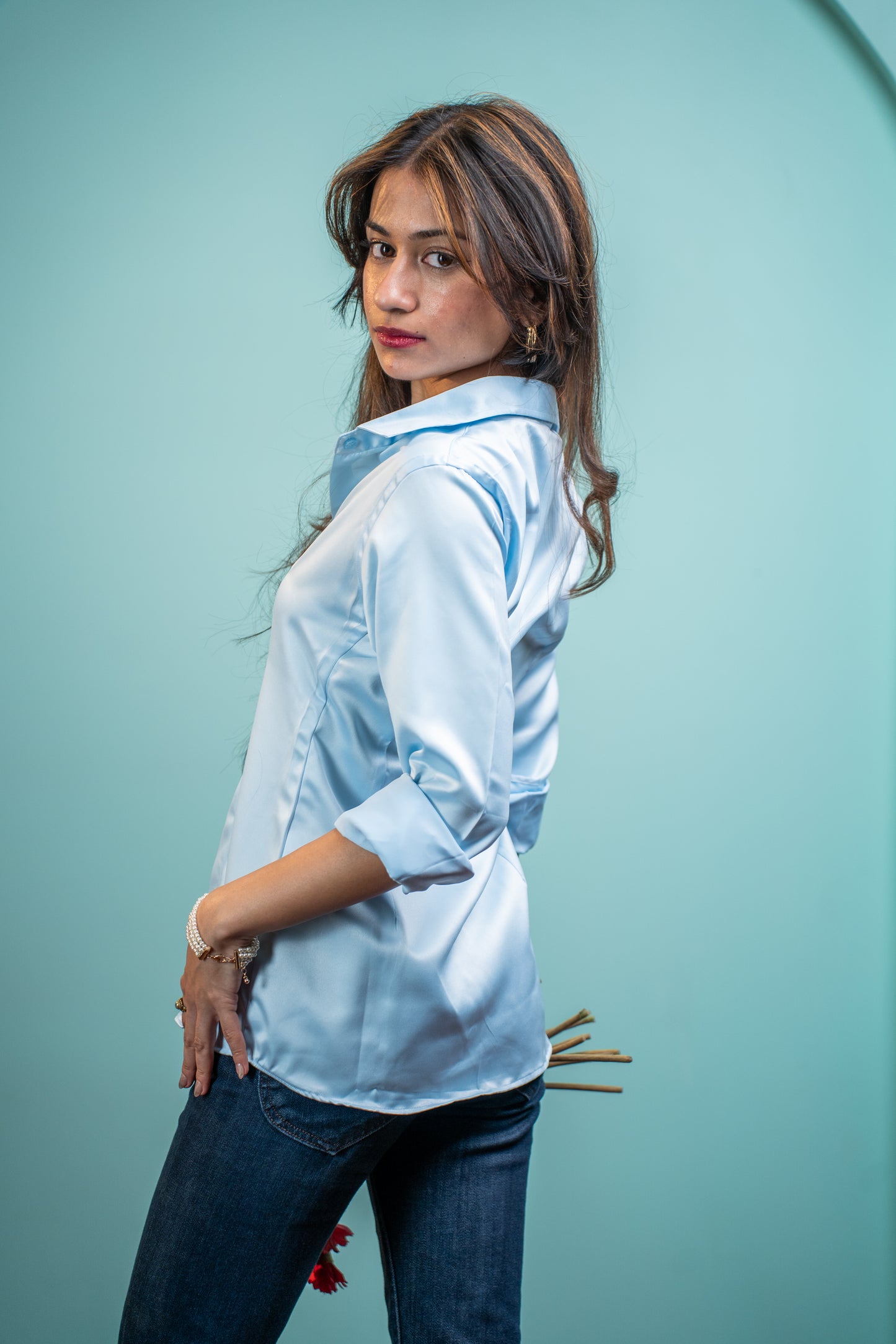 Skye Satin Shirt