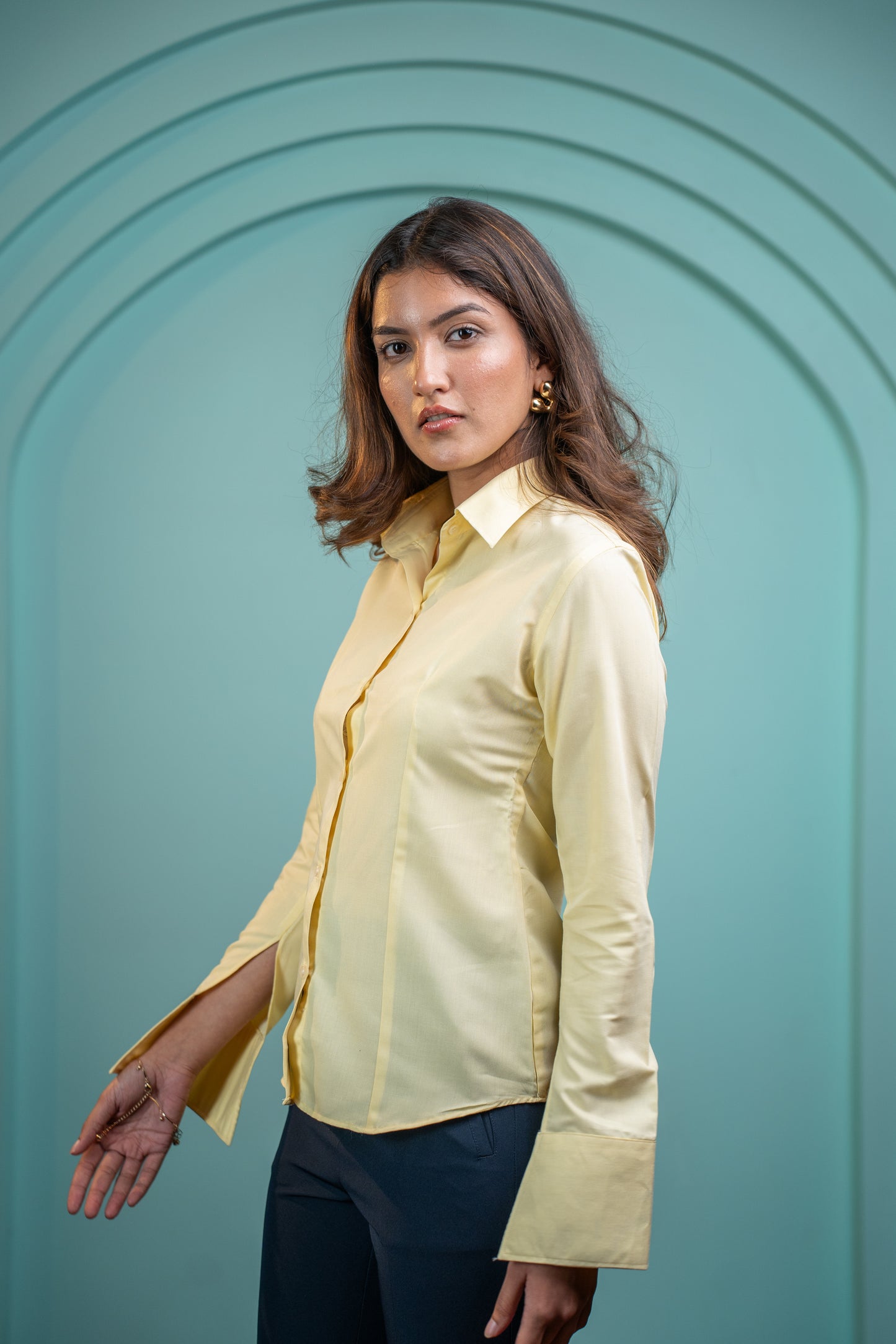 Daybeam Slit-Cuff Cotton Shirt