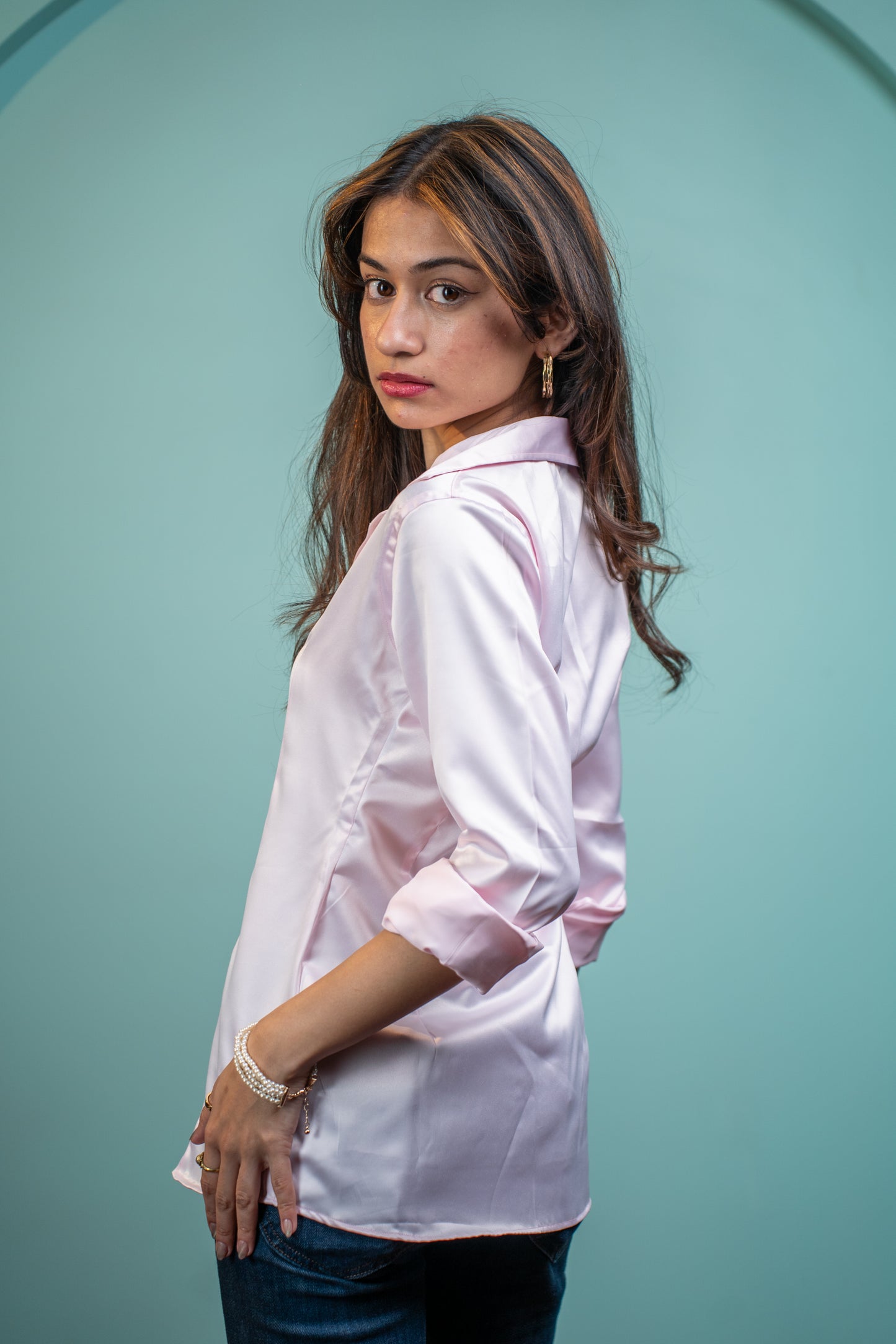 Roselle Satin Shirt