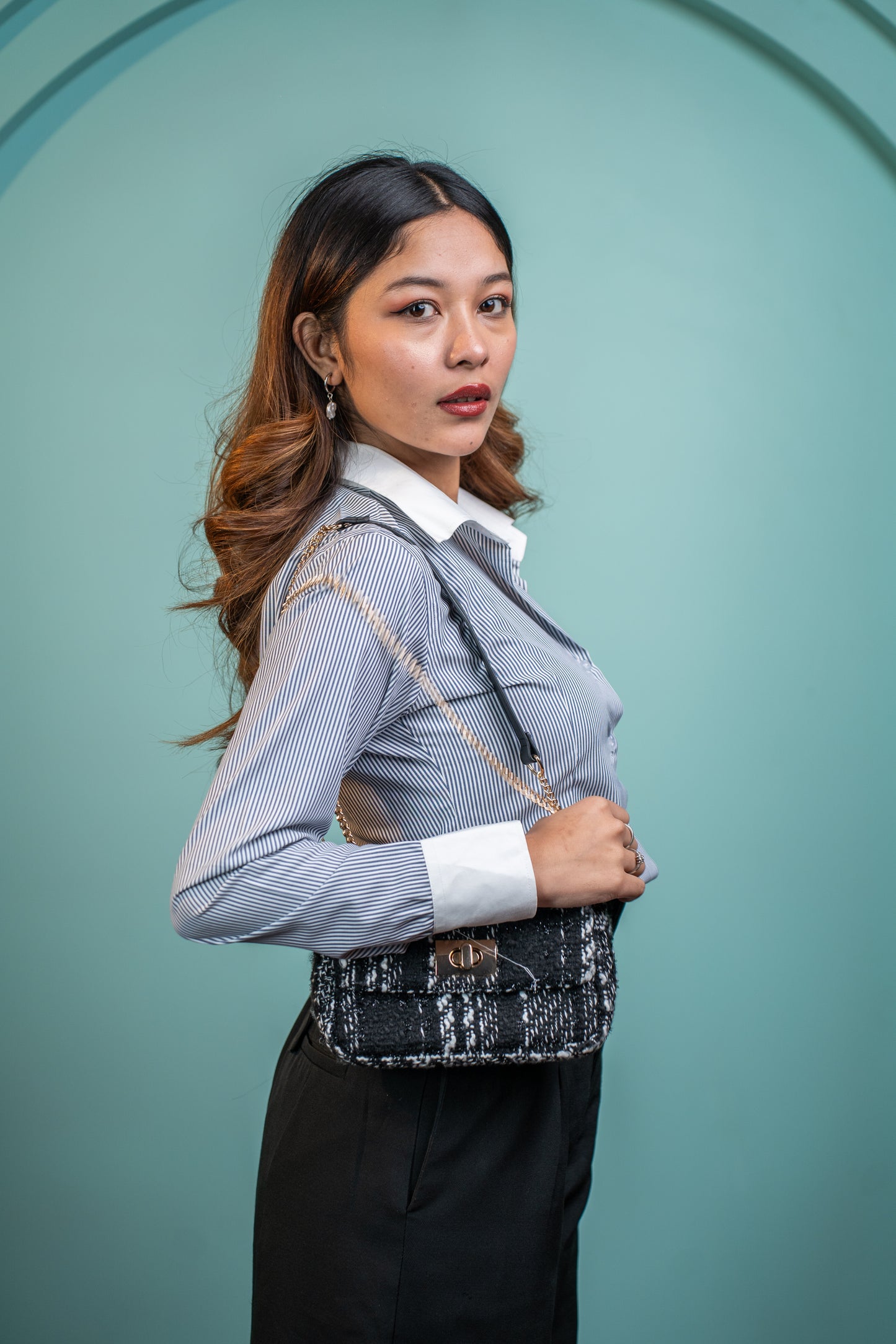 Skyline Striped Cotton Shirt