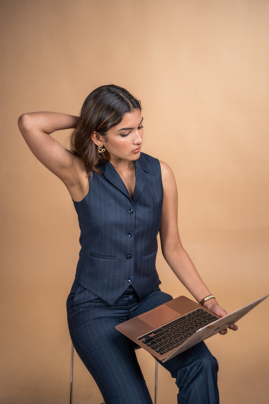 The Madison Pinstripe Waistcoat