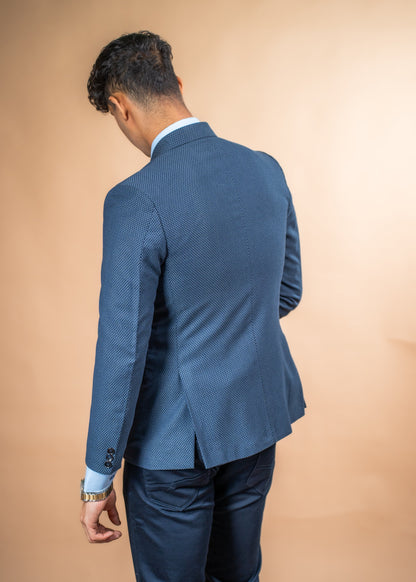 Midnight Weave Texture Blazer