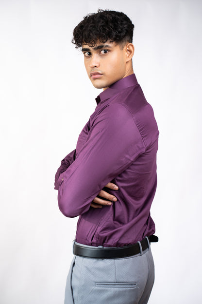 Plumline Cotton Shirt