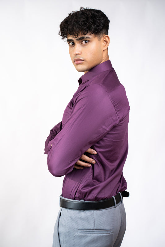 Plumline Cotton Shirt