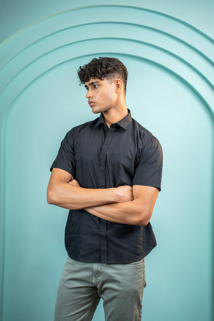 Midnight Ease Cotton Shirt