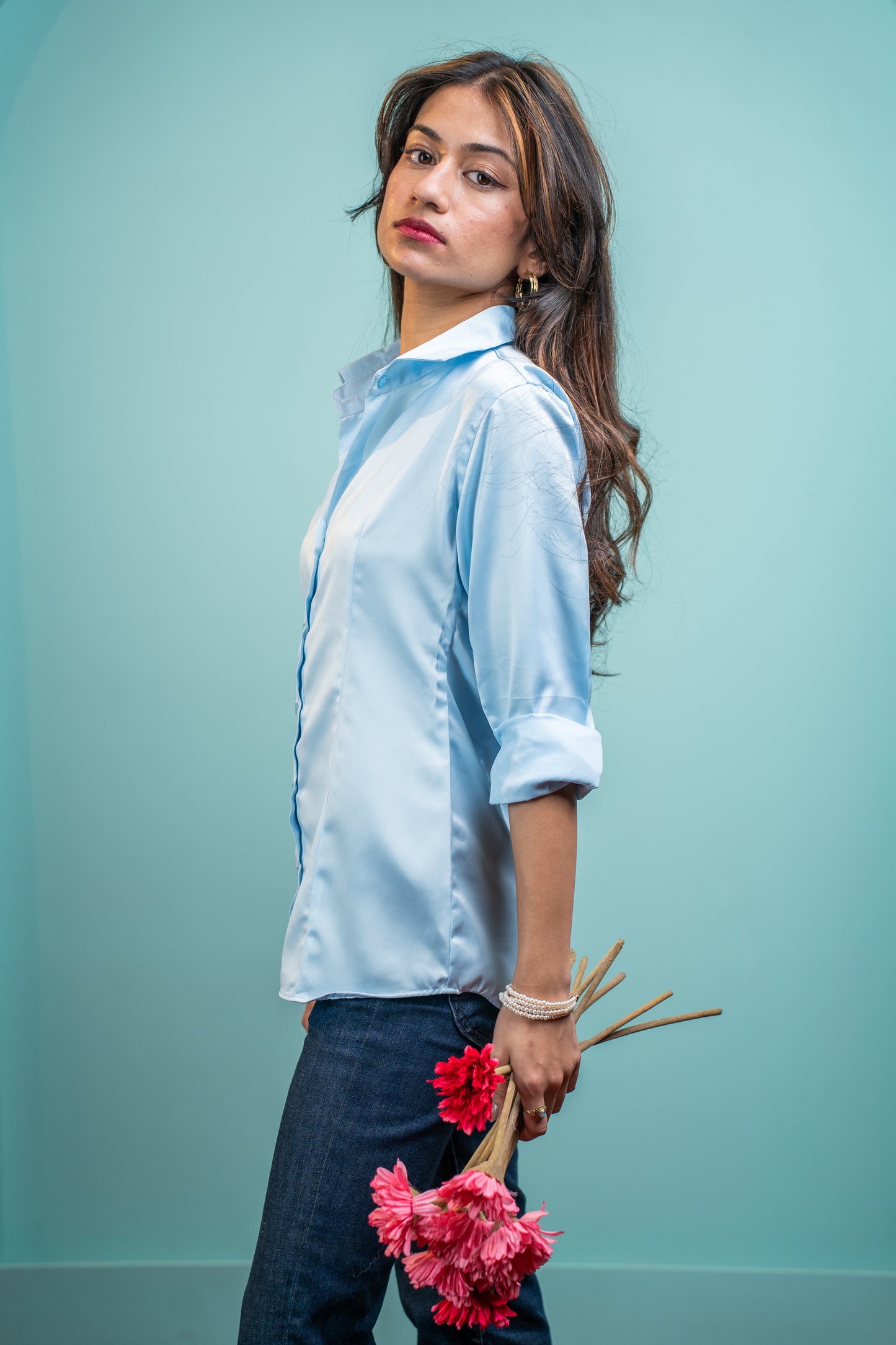Skye Satin Shirt