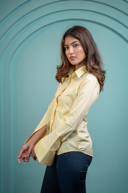 Daybeam Slit-Cuff Cotton Shirt