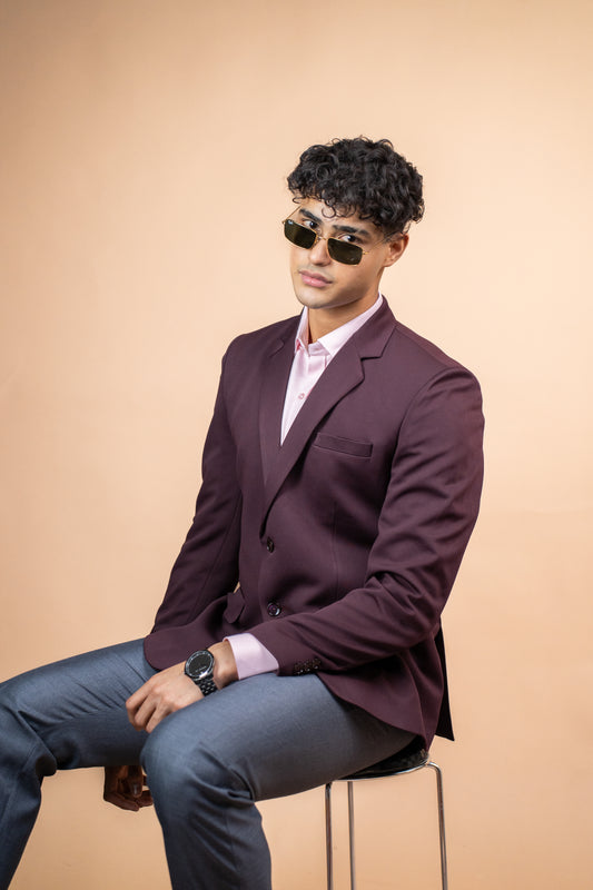 Velvet Ember Blazer