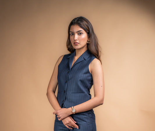 The Madison Pinstripe Waistcoat