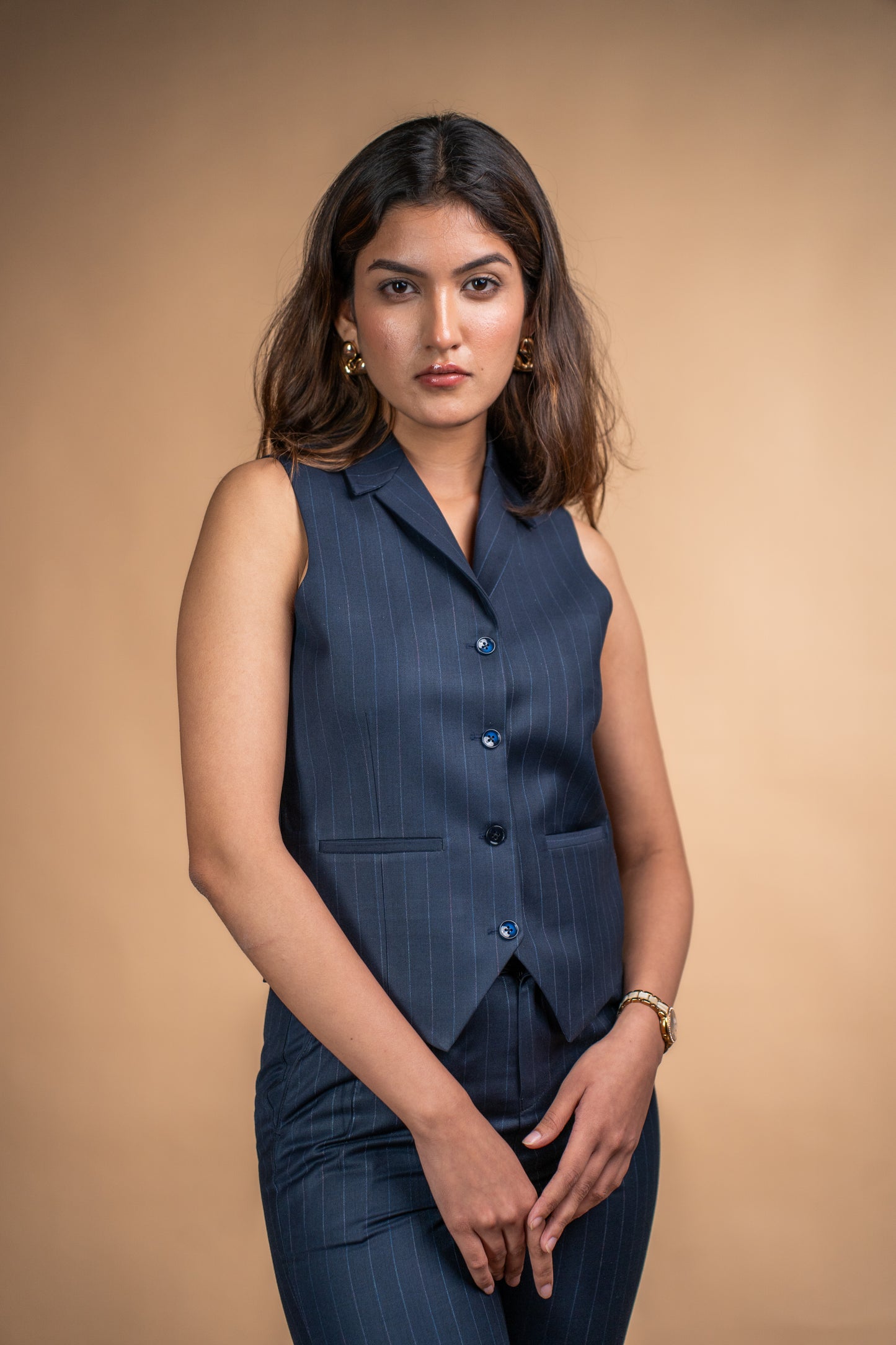 The Madison Pinstripe Waistcoat